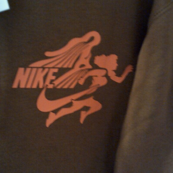 NEW NIKE RUNNING "Greek Godness Hoodie" MEN'S LIGHT BRITISH TAN P/O L FZ0903-281 - Picture 2 of 11